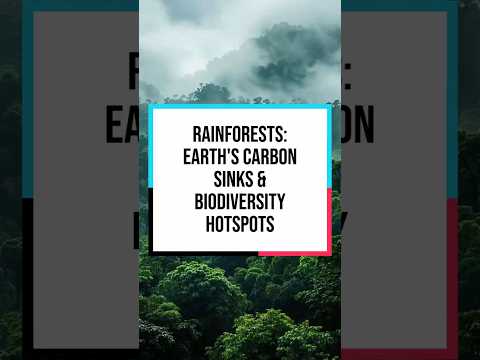 Rainforests: Earth&#039;s Carbon Sinks &amp; Biodiversity Hotspots