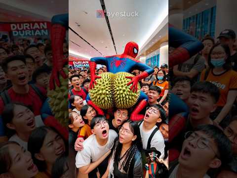 BS222 Spidey Durian Madness! 🤯 Crowd Shocked by Epic Spiky Booty Stunt – Hilarious! 😂